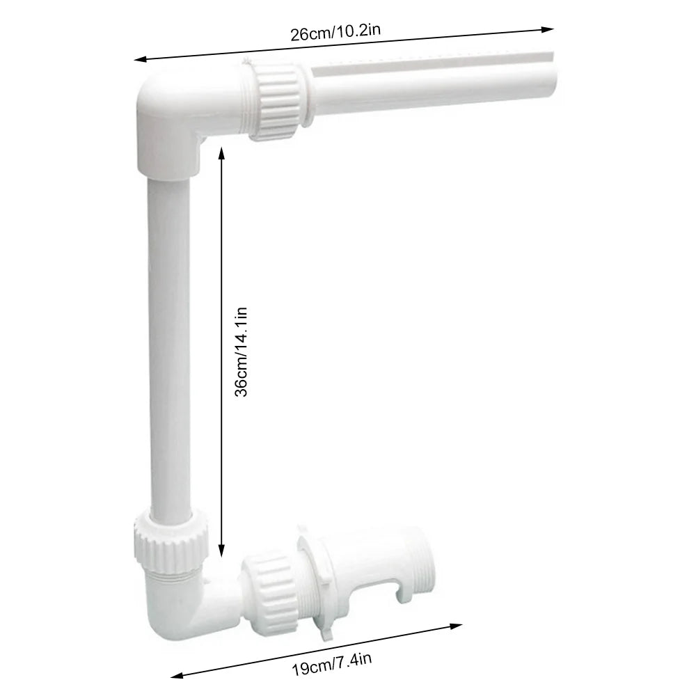 Swimming Pool Waterfall Fountain Kit PVC Feature Water Spay Pools Spa Decorations Easy Install Swimming Pool Accessories